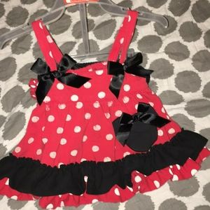 Minnie mouse two piece outfit